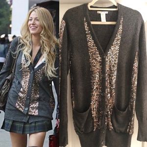 Nanette Lepore Symphony Sequin Sweater | SMALL